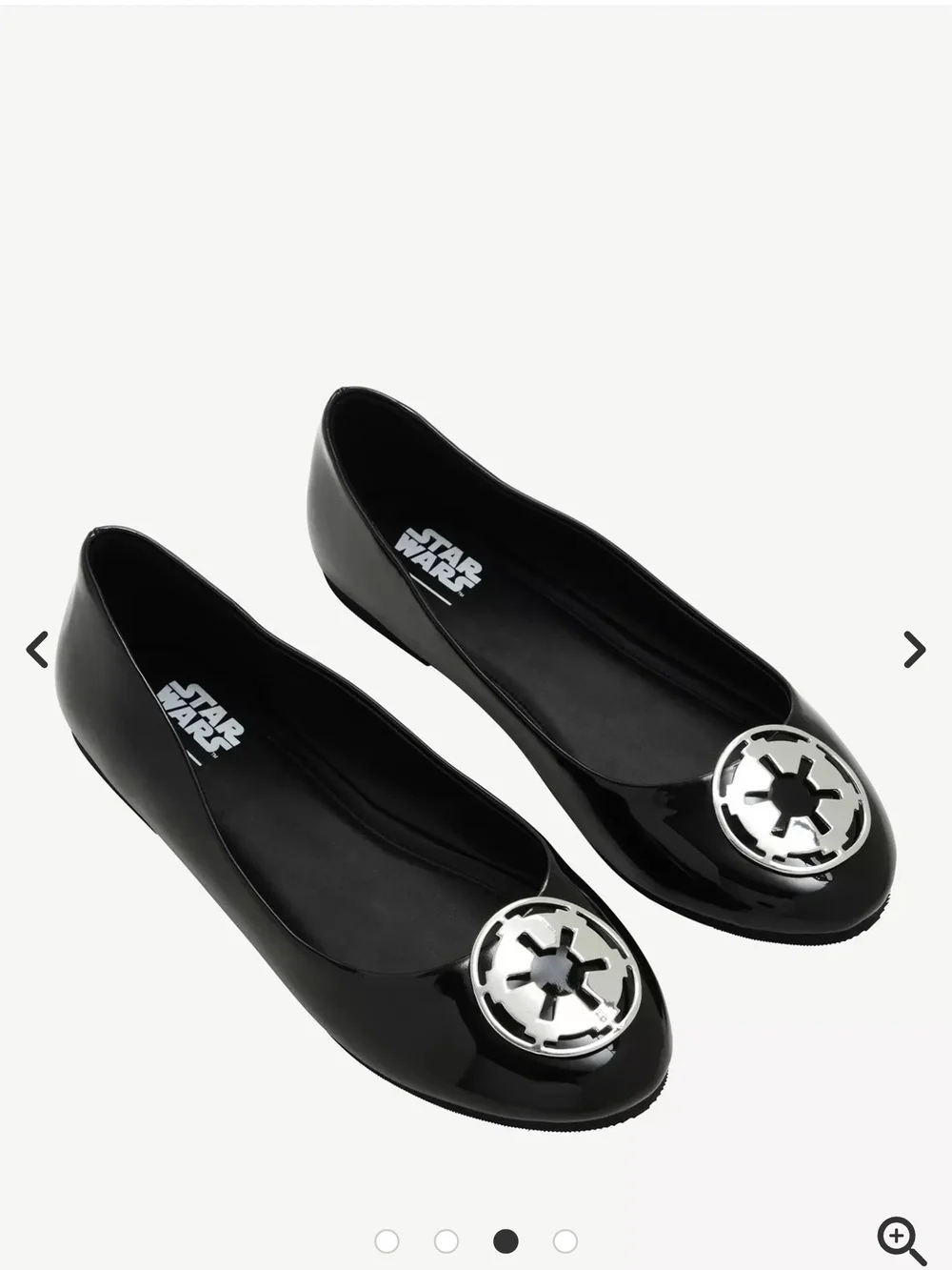 Star Wars Galactic Empire Patent Leather Flats Size 8